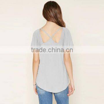 2017 for Milk Silk Summer Blouses Women photo-3