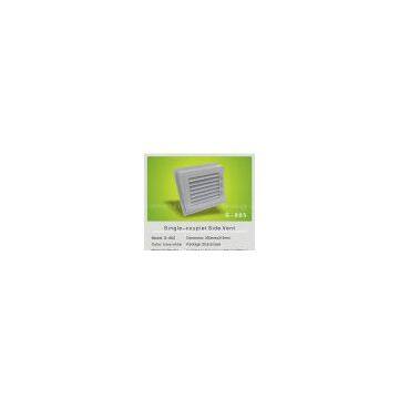air vent for water curtain fan