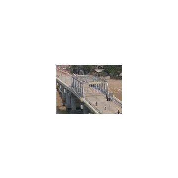 Cable Stayed Modular Steel Pedestrian Bridge Heavy LoadingFor Delta