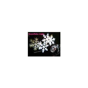 LED Waterproof White Outside Snowflake Christmas Lights , CE / RoHS