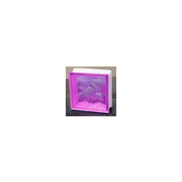 Sell Pink Body-Colored Cloudy Glass Block