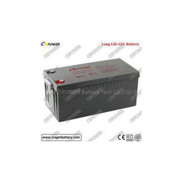 Solar Gel Battery 12V200ah Storage Battery for Solar Power