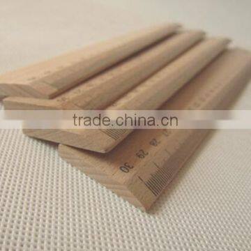 Hot Selling Top Quality Straight School Wooden Ruler for Promotion 30cm photo-4