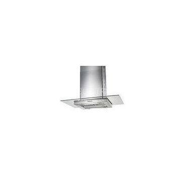 Square glass European island range hood 36 inch Singel motor