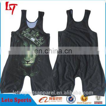 Sublimated Athletic Wrestling Singlets Sporting Goods WrestlingGear