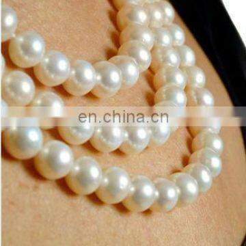 Classical Design 2013 Wholesale China Ladies' Fashion Pearl Necklace