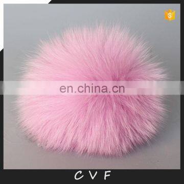 Hugely popular handmade real fox fur ball/bobble for decoration wholesale