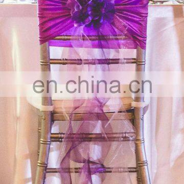 New Arrival Wedding Party Chair Cover Sash photo-3