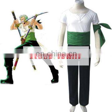 Rose-team Fantasia Anime Made one Piece Roronoa Zoro Two Years Ago Cosplay Costume