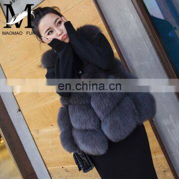 Factory Wholesale New Fashion Sleeveless Lady Winter Fur Vest Real Fox photo-2