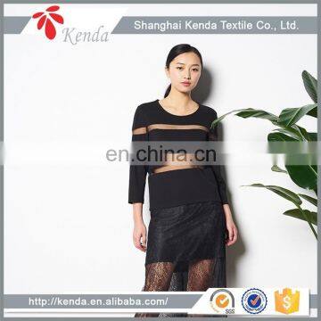 China Goods Wholesale Ladies Crop Top And Skirt