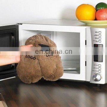 Warm Soft Fluffy Comfort Plush Slippers Microwaveable