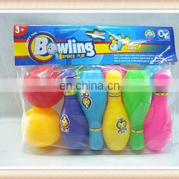 kids indoor sport plastic bowling ball toy