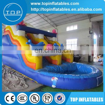 Cheap Ocean theme inflatable water slide for sale