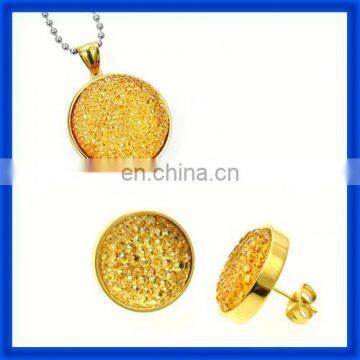 wholesale fashion copper jewelry set