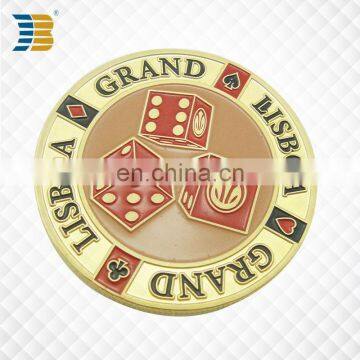 Grand Lisboa painted gold plating souvenir coin