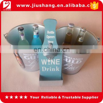 personalized smooth zinc ice bucket stainless steel for beer