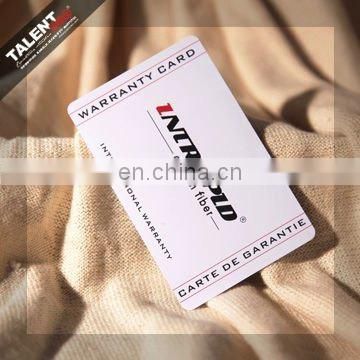 customized guangzhou printed Personalization design PVC plastic membership card