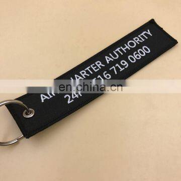 Customized Tag Flights Ribbon Car Woven Key Tag photo-6