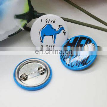 Promotional decoration souvenir custom tin pin button badge