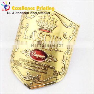 Over 10 years experience factory direct supply custom 3d logo metal sticker