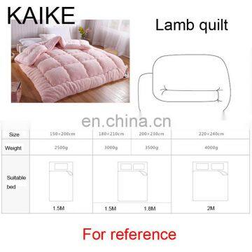 Wholesale Custom Warm Lamb Fleece Baby Bed Quilt photo-6