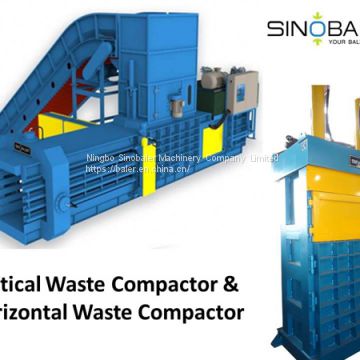 Vertical Waste Compactor and Horizontal Waste Compactor