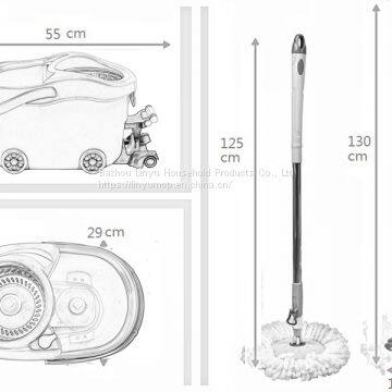 KXY-JLT spin mop with foot pedal