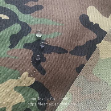 Nylon Cordura Fabric Camouflage Printed Waterproof Pu Coating