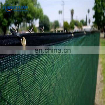 green hdpe garden mesh wind protection screen / tennis court clear plastic windbreaks for privacy fence