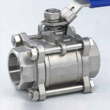Stainless Steel Three-piece Ball Valve photo-3