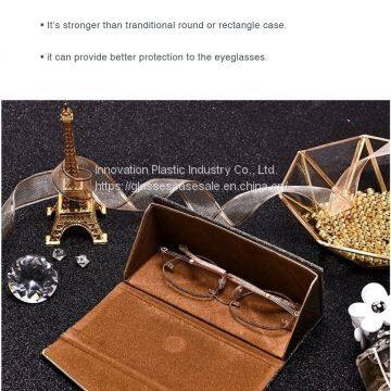 ​Vintage, Artistic Portable Sunglasses Case; Crush-resistant Folding Eyeglass Pouch photo-3