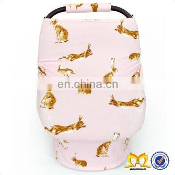 Multi-Use Stretchy Nursing Cover Baby Car Seat Cover Canopy Shopping Cart or Breastfeeding Cover photo-3