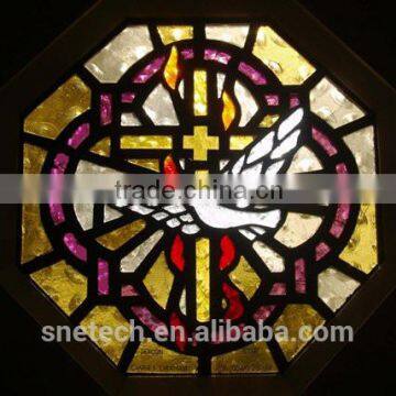Stained Glass Religious Sysblom Church Window// MADE IN CHINA photo-2