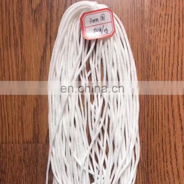 Spandex Nylon Polyester Elastic Earloop Elastic Band Earloop High Quality Disposable Earloop 3-5mm Round Flat face musk rope