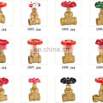 CE brass water meter gate valve