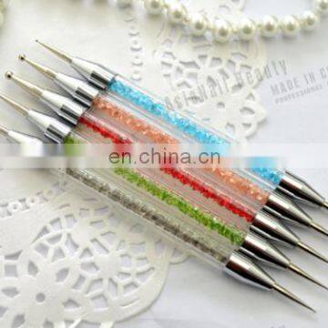 Colorful Rhinestone Decoration Steel Dotting Tools Pen photo-4