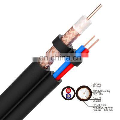 rf Rg58 Rg59 Rg6 Coaxial Rj11 Cable With Power tv Receivers