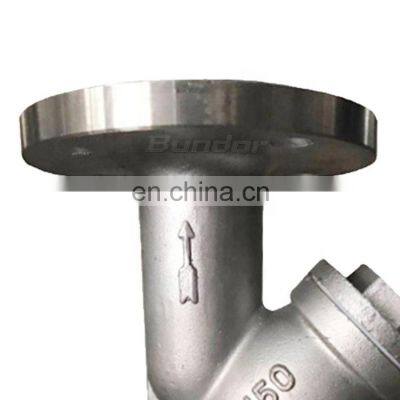 Bundor Stainless Steel DN50-DN600 Flange End CF8 Body PN16 Y Type Strainer photo-4