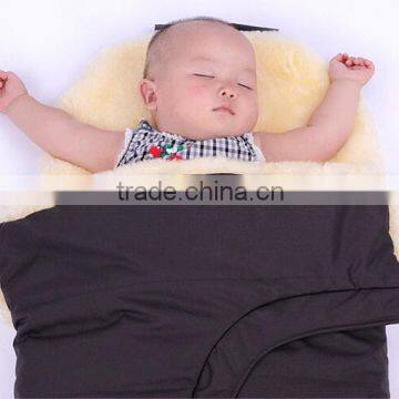 Real sheepskin baby winter sleeping bag