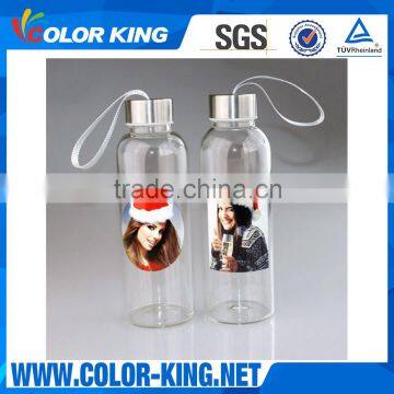 New Arrival 420ml Sublimation Printing Glass Bottle
