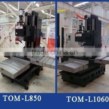 High precision TOM-L1060 Two axis rail series vertical CNC milling machine frame