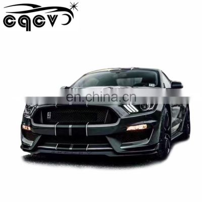 for Ford mustang body kits for mustang to gt350 front & rear bumper FRP