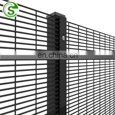 High strength clear view security fence manufacturer clearvu fence images