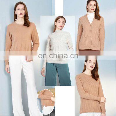 Накладной вязаный свитер из шерсти с толстыми пуговицами спереди и карманами photo-2