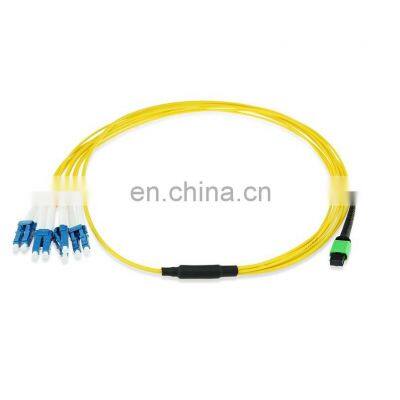 8 Cores MPO to LC Female Male Optical Fiber Patchcord SM G657A MPO Fan Out Fiber Patch cord Fiber Jumper