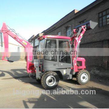 china mini wheel loader with front end loader and backhoe