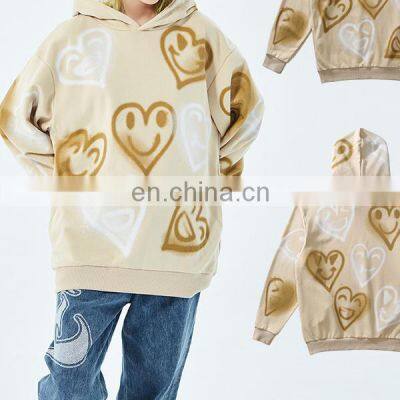 Wholesale new fashion Adults white boys hoodie winter thick cotton custom design men clothing for 2021