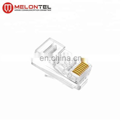 MT-5053A Fully Stocked RJ45 Cat.6A Modular Plug 8P8C Gold Plated LAN Plug