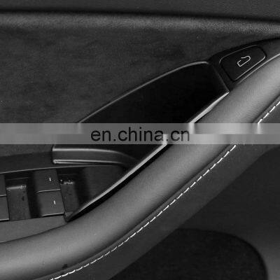 ABS Door Liners Door Pocket Storage Box For 2021 Tesla Model Y Model 3